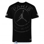 Camiseta PSG x Jordan Training Black Big Logo 2020/2021