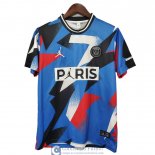 Camiseta PSG x Jordan Training Blue Black Red 2020/2021