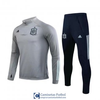 Espana Sudadera De Entrenamiento Grey + Pantalon 2020/2021