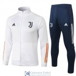 Juventus Chaqueta White+ Pantalon Navy 2020/2021