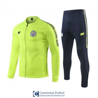 Manchester City Chaqueta Green + Pantalon 2019/2020