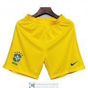 Pantalon Corto Brasil Primera Equipacion 2020/2021