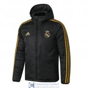 Real Madrid Chaqueta De Invierno Black Golden 2020/2021