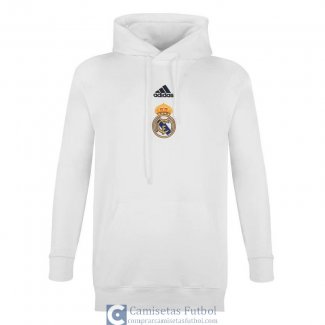 Real Madrid Sudadera Capucha White 2020/2021