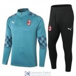 AC Milan Sudadera De Entrenamiento Green + Pantalon 2020/2021