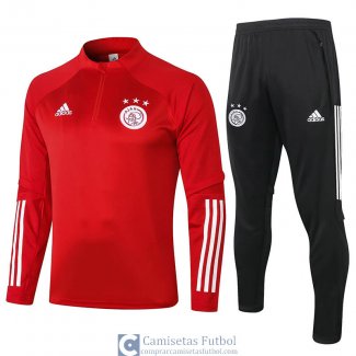 Ajax Sudadera De Entrenamiento Red + Pantalon 2020/2021