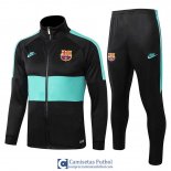 Barcelona Chaqueta Black Green + Pantalon 2019/2020