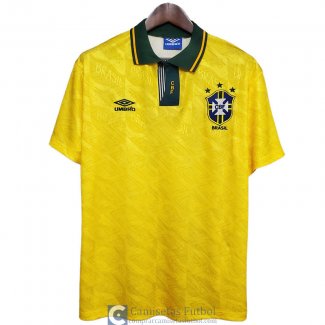 Camiseta Brasil Retro Primera Equipacion 1991 1993