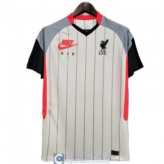 Camiseta Liverpool White 2020/2021