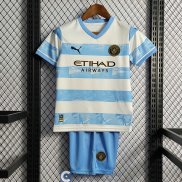 Camiseta Manchester City Ninos Limited Edition Blue I 2022/2023