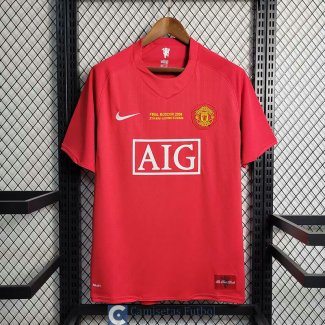 Camiseta Manchester United Retro Primera Equipacion 2007 2008