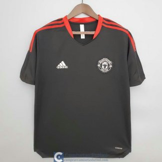 Camiseta Manchester United Training Black III 2021/2022