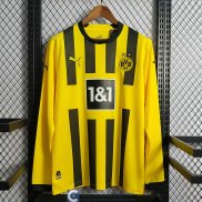 Camiseta Manga Larga Borussia Dortmund Primera Equipacion 2022/2023