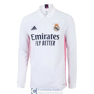 Camiseta Manga Larga Real Madrid Primera Equipacion 2020/2021