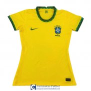 Camiseta Mujer Brasil Primera Equipacion 2020/2021