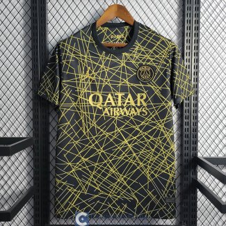 Camiseta PSG Training Suit Black Gold Line 2022/2023