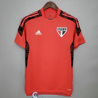 Camiseta Sao Paulo FC Training Red Black 2021/2022