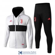 Juventus Chaqueta Capucha White + Pantalon 2019/2020