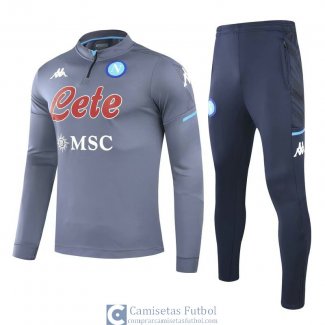 Napoli Sudadera De Entrenamiento Grey + Pantalon 2020/2021