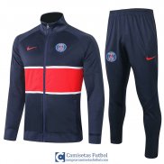 PSG Chaqueta Navy Red + Pantalon 2020/2021