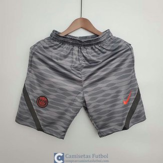 Pantalon Corto PSG Training Black Gray IV 2021/2022