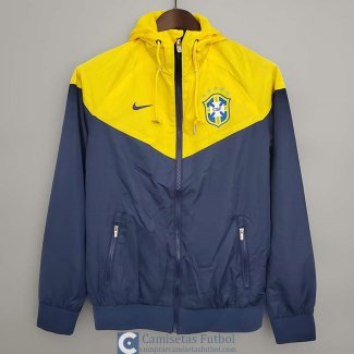 Brasil Chaqueta Rompevientos Yellow Blue II 2021/2022