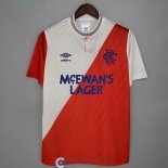 Camiseta Glasgow Rangers Retro Segunda Equipacion 1987/1988