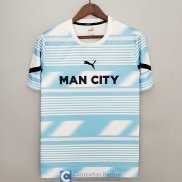 Camiseta Manchester City Pre Match Training Blue I 2022/2023