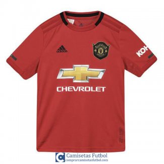 Camiseta Manchester United Ninos Primera Equipacion 2019/2020