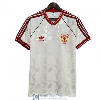 Camiseta Manchester United Retro Segunda Equipacion 1991 1992