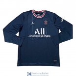 Camiseta Manga Larga PSG Primera Equipacion 2021/2022