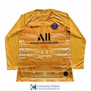 Camiseta Manga Larga PSG Yellow Portero 2019/2020