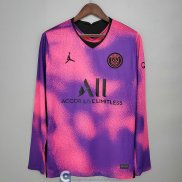 Camiseta Manga Larga PSG x Jordan Fourth 2020/2021