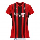 Camiseta Mujer AC Milan Primera Equipacion 2021/2022