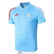 Camiseta Real Madrid Polo Blue 2020/2021