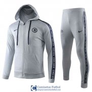 Chelsea Chaqueta Capucha Grey + Pantalon 2019/2020