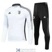 Juventus Sudadera De Entrenamiento White + Pantalon Black 2021/2022