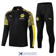 Borussia Dortmund Chaqueta Black + Pantalon 2019/2020