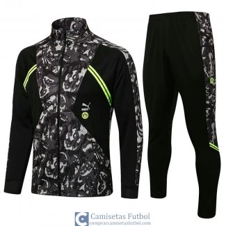 Borussia Dortmund Chaqueta Blcak III + Pantalon Black 2021/2022