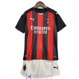 Camiseta AC Milan Ninos Primera Equipacion 2020/2021