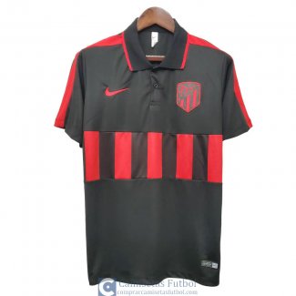 Camiseta Atletico De Madrid Polo Black 2020/2021