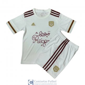 Camiseta Bordeaux Ninos Segunda Equipacion 2020/2021