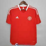 Camiseta Manchester United Training Red IV 2021/2022