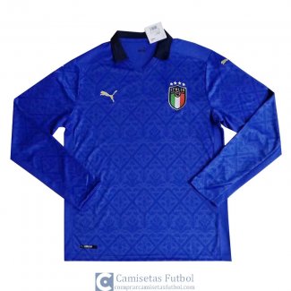 Camiseta Manga Larga Italia Primera Equipacion 2020/2021