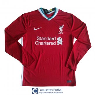 Camiseta Manga Larga Liverpool Primera Equipacion 2020/2021