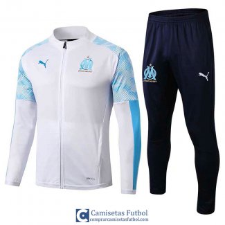 Olympique Marseille Chaqueta White + Pantalon 2019/2020