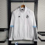 Real Madrid Chaqueta Rompevientos White III 2023/2024