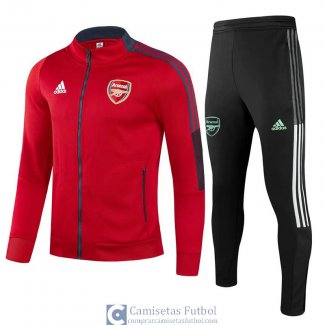 Arsenal Chaqueta Red + Pantalon Black 2021/2022