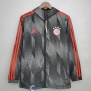 Bayern Munich Chaqueta Rompevientos Black Pattern 2021/2022