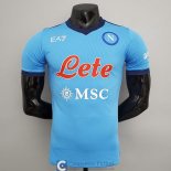 Camiseta Authentic Napoli EA7 Blue 2021/2022